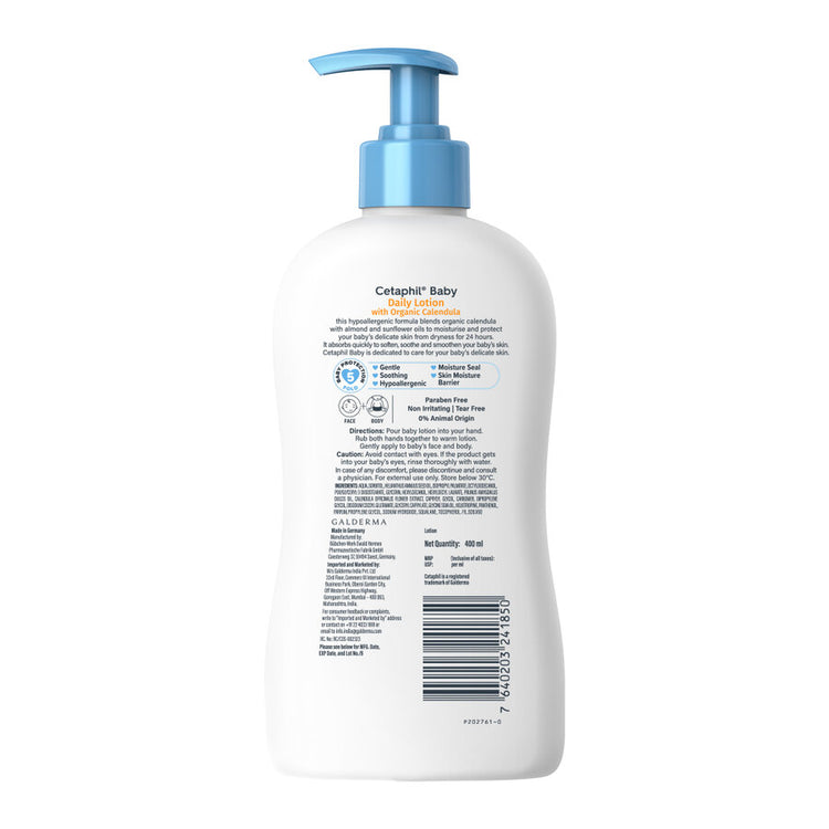 Baby Daily Lotion with Organic Calendula