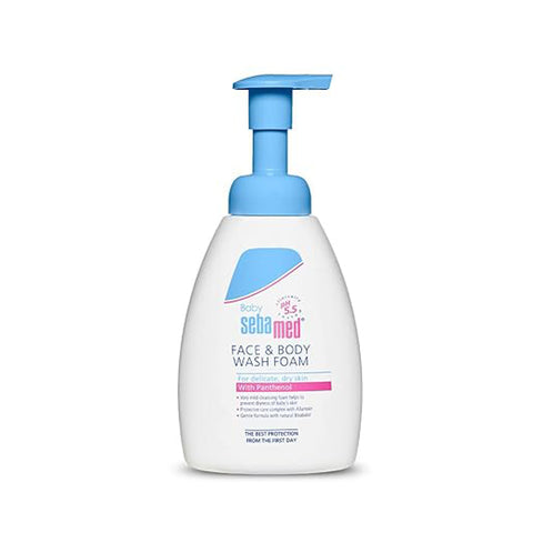 Sebamed Baby Face & Body Wash Foam pH 5.5 - Ideal for face & Body