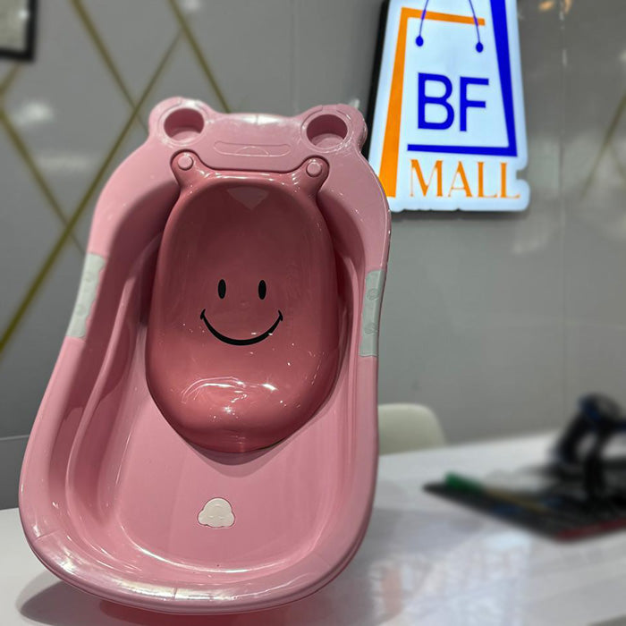 Baby Bath Tub - Thickened Large Newborn Tub for Household Children - Can Sit and Bath - Bathroom Supplies - Plastic With Seat.
