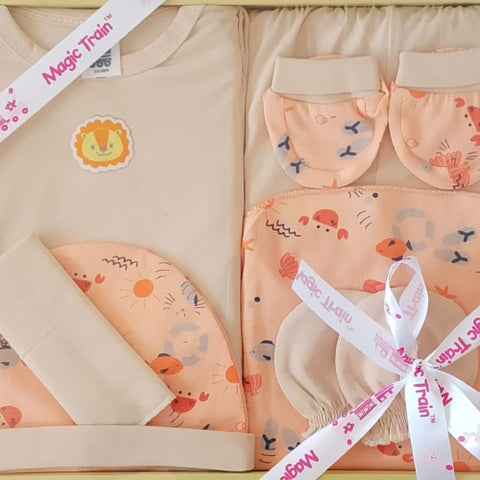 Magic Train New Born Baby Gift Set ( 7 Pcs )