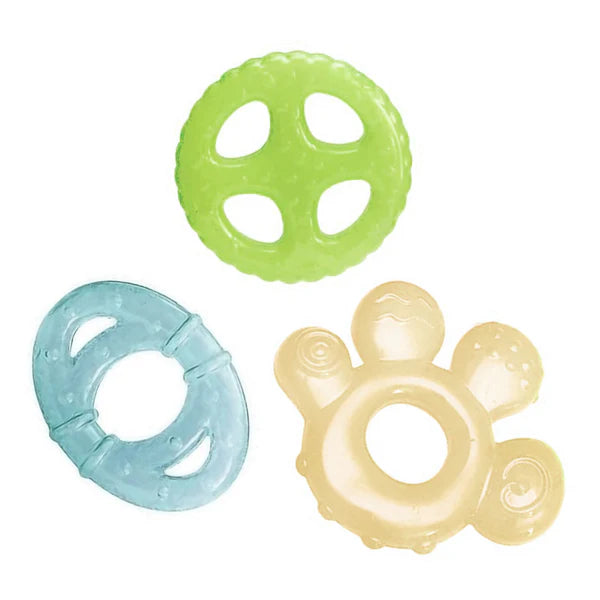 Hopop Teether with Baby Water Filled - Multi-Textured Cooling Teether for Babies Sooths Gums
