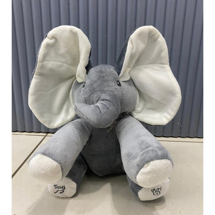 Elephant Soft Toy on Touch Play Music—the interactive plush friend every little one will adore!