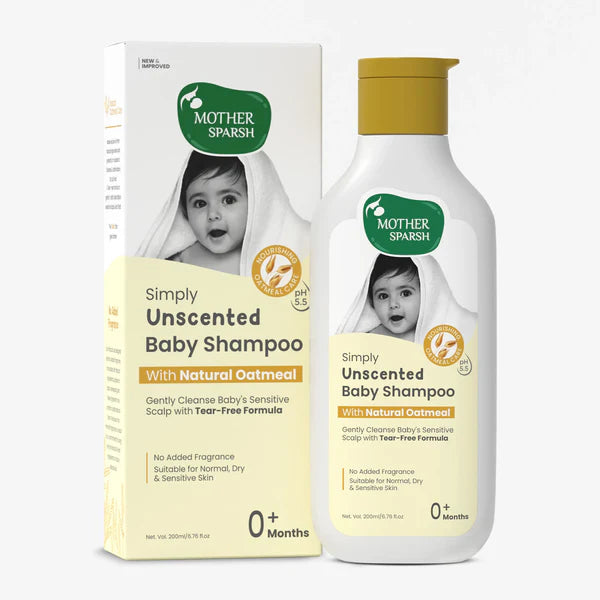 Simply Unscented Baby Shampoo - Gentle Care for Baby’s Scalp & Hair