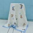 Muslin Baby Blanket – Blue Moon Print with 6 Layers - Super Soft, Breathable & All Seasons Multipurpose Blanket for Newborn.