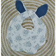 Baby Bib with Bunny Ears - Soft & Adjustable Cotton Bib for Newborns, Infants, & Toddlers