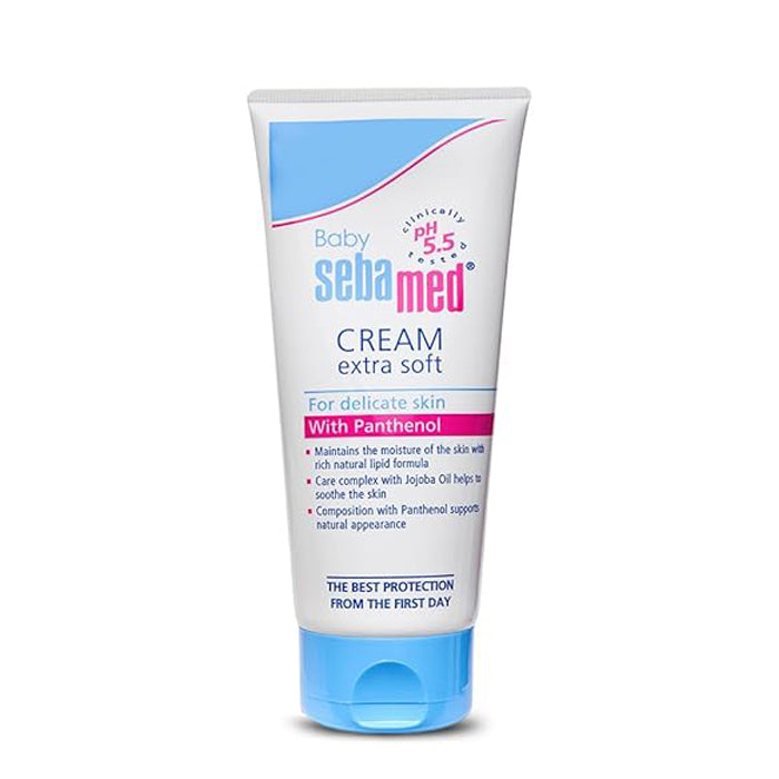 Sebamed Baby Cream Extra Soft - pH 5.5 - Ideal for Dry Skin- 200 ml