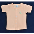 Plain Hosiery Half Sleeves Jhabla for kids - 100% Cotton Soft & Breathable Infant Top.