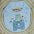 Mami Baby New Born Cotton Bibs with Velcro on Neck