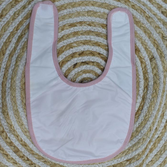 Mami Baby New Born Cotton Bibs with Velcro on Neck