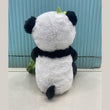 Plush Musical Stuffed Spongy Panda Teddy Bear Soft Toy with Battery Operated for Girls & Boys Black & White