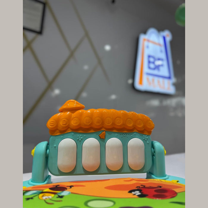 BF Mall's Piano Gym for Babies Multi-Functional Activity & Learning Playmat with Lights, Music & Hanging Toys for Newborn Toddler Infants.