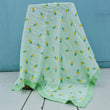 Muslin Baby Blanket - Pineapple Print with 6 Layers - Super Soft, Breathable & All Seasons Multipurpose Blanket for Newborn.