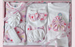 Magic Train New Born Baby Gift Set ( 14 Pcs ) - Pink & White