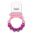 Hopop Silicone Baby Fruit Feeder with Rattle Handle – Teether & Fruit Food Nibbler