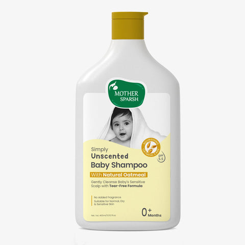 Simply Unscented Baby Shampoo - Gentle Care for Baby’s Scalp & Hair