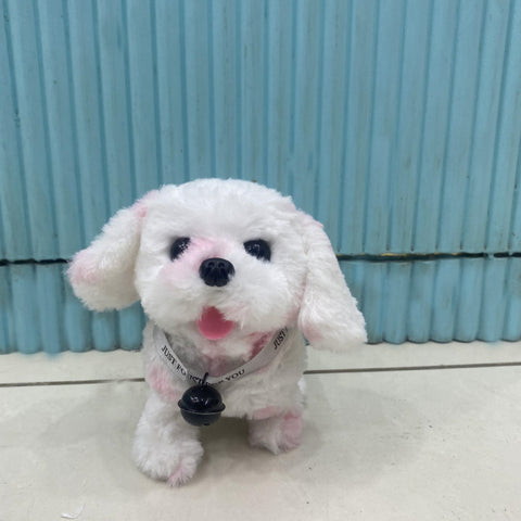 Talking Dog Soft Toy for Kids – Interactive with Moving Tail, Head Shake Plush Puppy Toy with Music and Voice Repeat Feature – Soft Educational Early Learning Toy – For Toddlers.